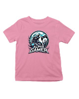T-Shirt  Παιδικό - Alpha Gamer - Color Thumbnail Ροζ