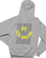 Φούτερ με κουκούλα Παιδικό - Always Keep Smiling - Color Thumbnail Γκρι Μελανζέ