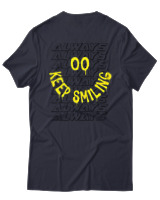 T-Shirt Αντρικό - Always Keep Smiling - Color Thumbnail Σκούρο Μπλε