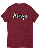 T-Shirt Αντρικό - Always Magic - Color Thumbnail Σκούρο Κόκκινο