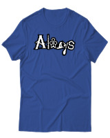 T-Shirt Αντρικό - Always Magic - Color Thumbnail Μπλε Ρουά