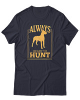 T-Shirt Αντρικό - Always Ready To Hunt - Color Thumbnail Σκούρο Μπλε