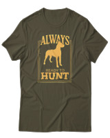 T-Shirt Αντρικό - Always Ready To Hunt - Color Thumbnail Χακί