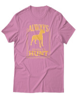 T-Shirt Αντρικό - Always Ready To Hunt - Color Thumbnail Ροζ