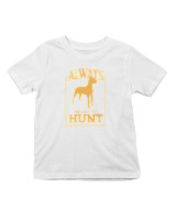 T-Shirt  Παιδικό - Always Ready To Hunt - Color Thumbnail 'Ασπρο
