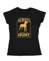 Κοριτσίστικο Κοντομανικο Παιδικό - Always Ready To Hunt - Color Thumbnail Μαύρο