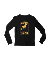 Μακρυμάνικο Μακό Παιδικό - Always Ready To Hunt - Color Thumbnail Μαύρο