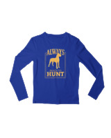 Μακρυμάνικο Μακό Παιδικό - Always Ready To Hunt - Color Thumbnail Μπλε Ρουά