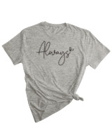 T-Shirt Woman Fashion Γυναικείο - Always - Color Thumbnail GREY MELANZE