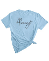 T-Shirt Woman Fashion Γυναικείο - Always - Color Thumbnail SKY BLUE