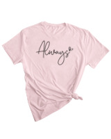 T-Shirt Woman Fashion Γυναικείο - Always - Color Thumbnail PALE PINK