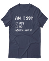 T-Shirt Αντρικό - Am I 29  - Color Thumbnail Μπλε Γκρι