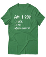 T-Shirt Αντρικό - Am I 29  - Color Thumbnail Πράσινο