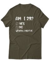 T-Shirt Αντρικό - Am I 29  - Color Thumbnail Χακί