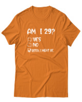 T-Shirt  Γυναικείο - Am I 29  - Color Thumbnail Πορτοκαλί