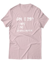 T-Shirt  Γυναικείο - Am I 29  - Color Thumbnail Απαλό Ροζ