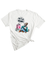 T-Shirt Woman Fashion Γυναικείο - Am I Drama - Color Thumbnail WHITE