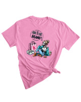 T-Shirt Woman Fashion Γυναικείο - Am I Drama - Color Thumbnail PINK
