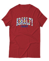 T-Shirt  Γυναικείο - Amalfi Coast - Color Thumbnail Κόκκινο