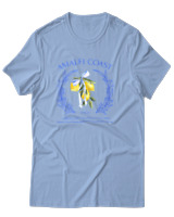 T-Shirt Αντρικό - Amalfi Lemon - Color Thumbnail Γαλάζιο