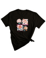 T-Shirt Woman Fashion Γυναικείο - Ambitions - Color Thumbnail BLACK