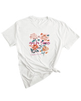 T-Shirt Woman Fashion Γυναικείο - Ambitions - Color Thumbnail WHITE