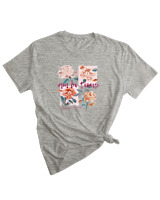 T-Shirt Woman Fashion Γυναικείο - Ambitions - Color Thumbnail GREY MELANZE