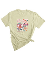 T-Shirt Woman Fashion Γυναικείο - Ambitions - Color Thumbnail SAGE GREEN