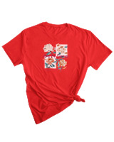 T-Shirt Woman Fashion Γυναικείο - Ambitions - Color Thumbnail RED