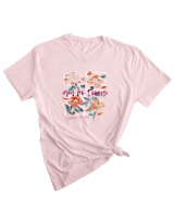 T-Shirt Woman Fashion Γυναικείο - Ambitions - Color Thumbnail PALE PINK
