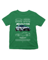 T-Shirt  Παιδικό - AMG - Color Thumbnail Πράσινο