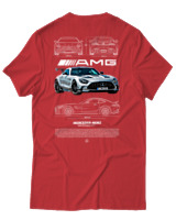T-Shirt Αντρικό - AMG - Color Thumbnail Κόκκινο