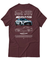 T-Shirt Αντρικό - AMG - Color Thumbnail Μπορντό