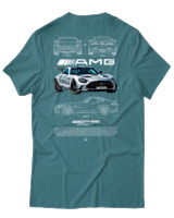 T-Shirt Αντρικό - AMG - Color Thumbnail Μπλε Πράσινο