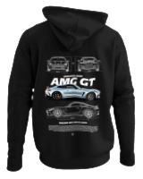 Φούτερ με κουκούλα Αντρικό - AMG GT - Color Thumbnail Μαύρο