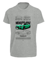 T-Shirt Fit Αντρικό - AMG GT R - Color Thumbnail Γκρι Μελανζέ
