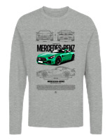Μακρυμάνικο Μακό Αντρικό - AMG GT R - Color Thumbnail Γκρι Μελανζέ