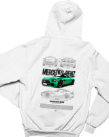 Φούτερ με κουκούλα Παιδικό - AMG GT R - Color Thumbnail 'Ασπρο