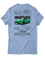 T-Shirt Αντρικό - AMG GT R - Color Thumbnail Γαλάζιο
