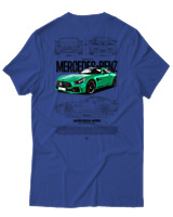 T-Shirt Αντρικό - AMG GT R - Color Thumbnail Μπλε Ρουά