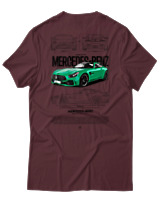 T-Shirt Αντρικό - AMG GT R - Color Thumbnail Μπορντό