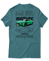 T-Shirt Αντρικό - AMG GT R - Color Thumbnail Μπλε Πράσινο