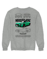 Φούτερ χωρίς κουκούλα Αντρικό - AMG GT R - Color Thumbnail Γκρι Μελανζέ