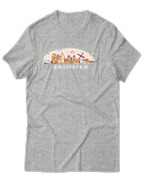 T-Shirt Αντρικό - Amsterdam - Color Thumbnail Γκρι Μελανζέ