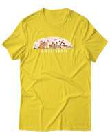 T-Shirt Αντρικό - Amsterdam - Color Thumbnail Χρυσό Κίτρινο