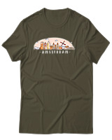 T-Shirt Αντρικό - Amsterdam - Color Thumbnail Χακί