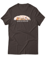 T-Shirt Αντρικό - Amsterdam - Color Thumbnail Καφέ