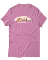 T-Shirt Αντρικό - Amsterdam - Color Thumbnail Ροζ