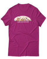 T-Shirt Αντρικό - Amsterdam - Color Thumbnail Φουξια