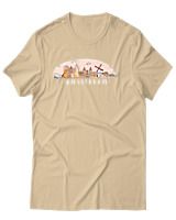 T-Shirt Αντρικό - Amsterdam - Color Thumbnail Μπεζ